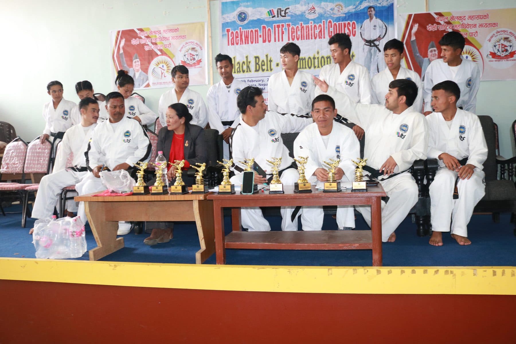 Candidates at the black belt promotion test (5 of 6)